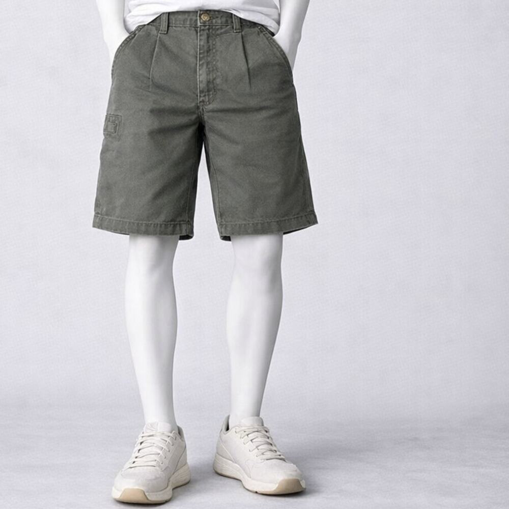 Carhartt Men 36 Olive Work Utility Shorts Relaxed Cotton Outdoor durable utility